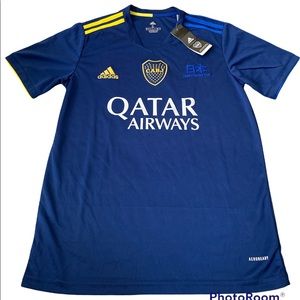 Adidas Aeroready Qatar Airways Boca Garbarino Jeresey